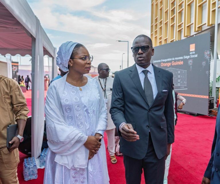 Dans le cadre de l’inauguration officielle de son nouveau siège social à Koloma (Conakry)